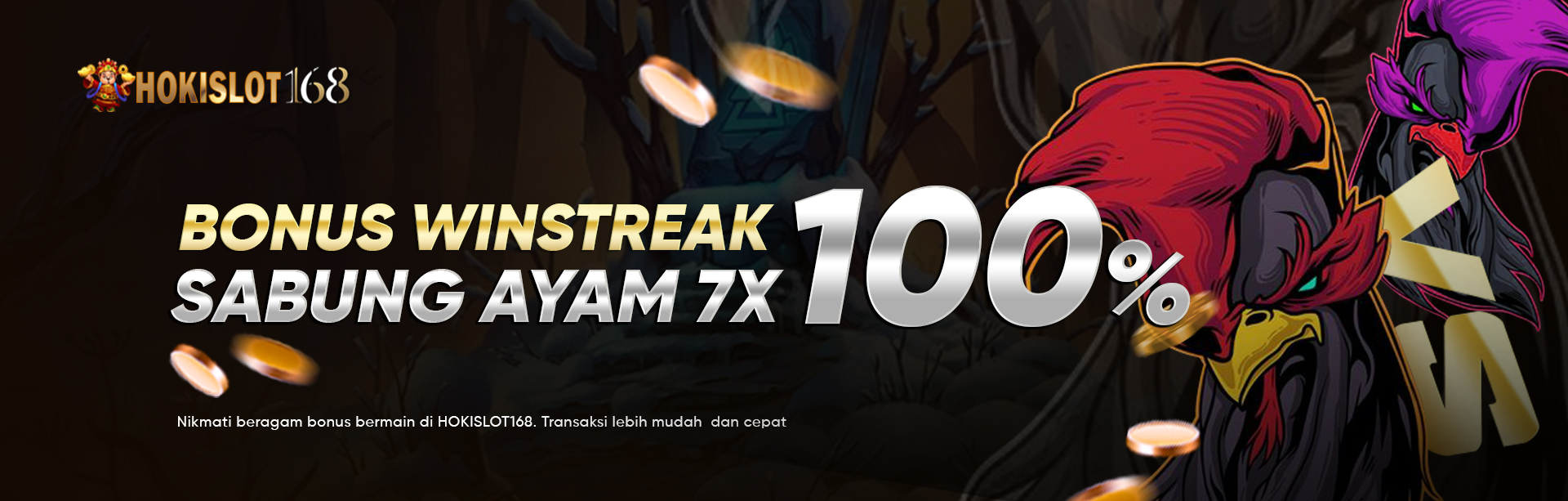 Bonus Winstreak 7x 100% Sabung Ayam