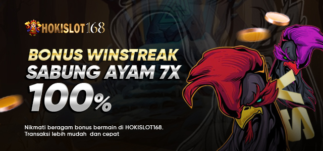 Bonus Winstreak 7x 100% Sabung Ayam